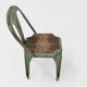 Lot de 4 chaises vertes vintage modèle A de Tolix, France, années 1950