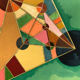 Original exhibition poster KANDINSKY, Galerie Maeght / Bauhaus de Dessau, 1965