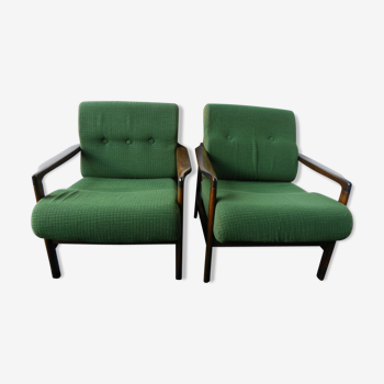 Lot de deux fauteuils années 60