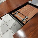 Table extensible Baumann vintage années 1970