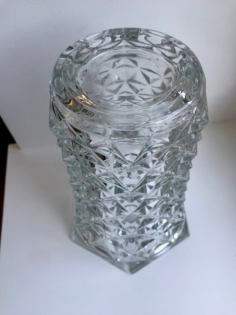 Crystal vase 50s