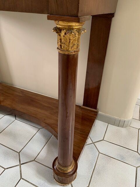 Mahogany Empire era console