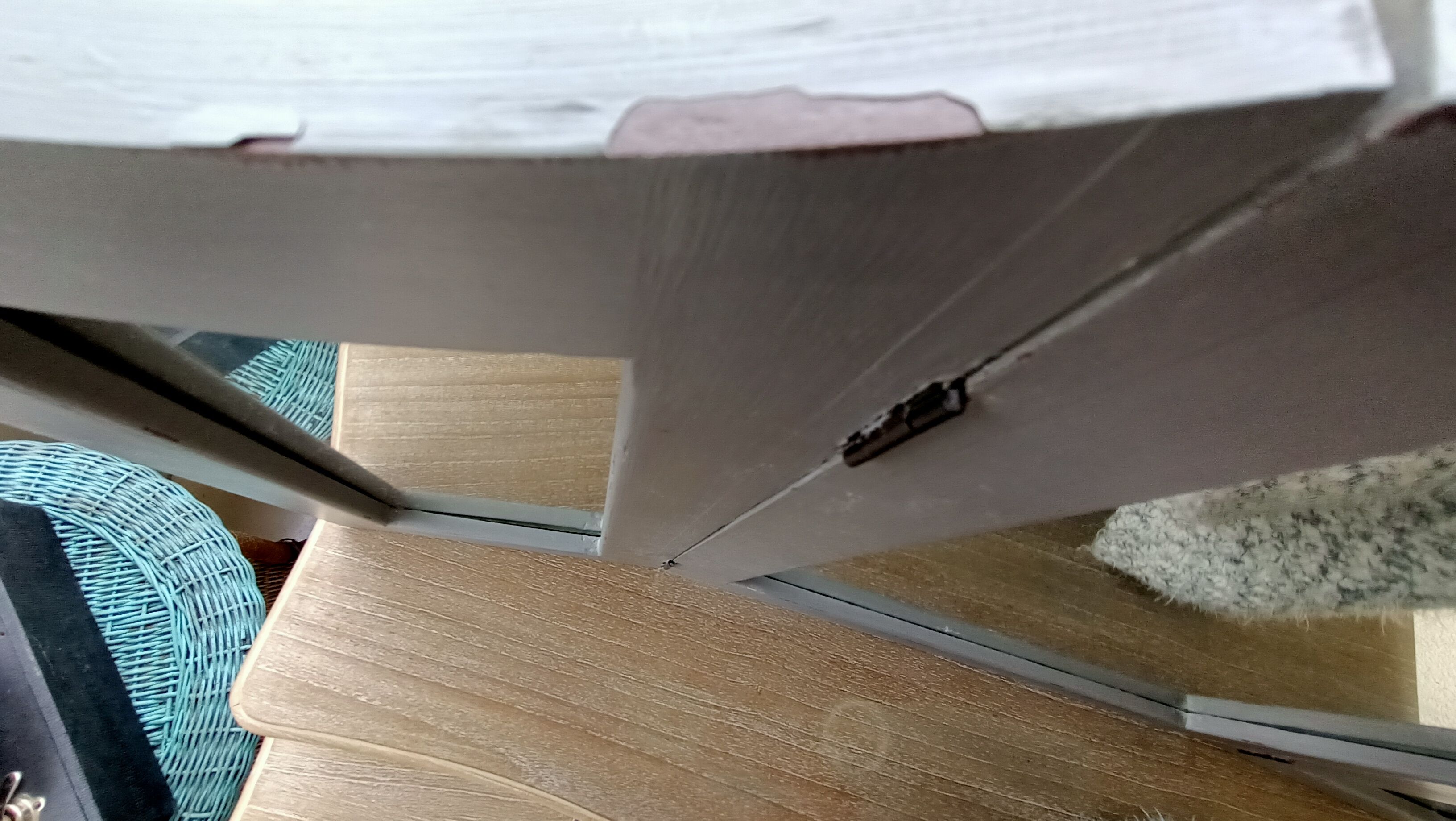 Coiffeuse à miroir triptyque