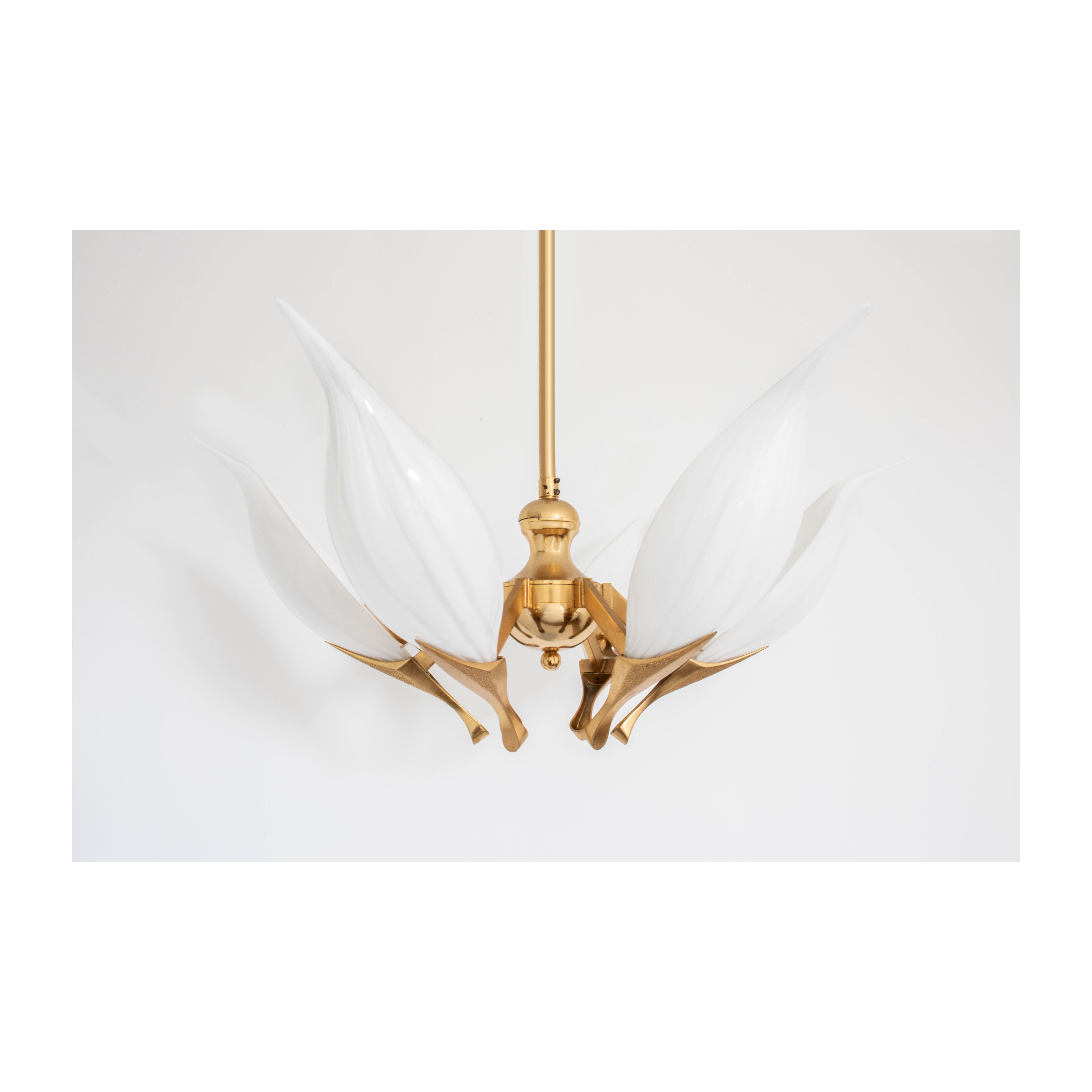 Lustre de Franco Luce en verre de Murano
