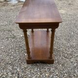 Light wood console with 1 drawer