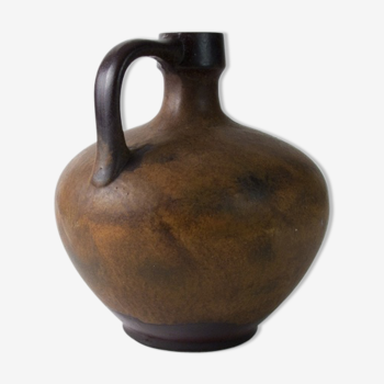 Brown pitcher of the 1960s Ruscha Keramik