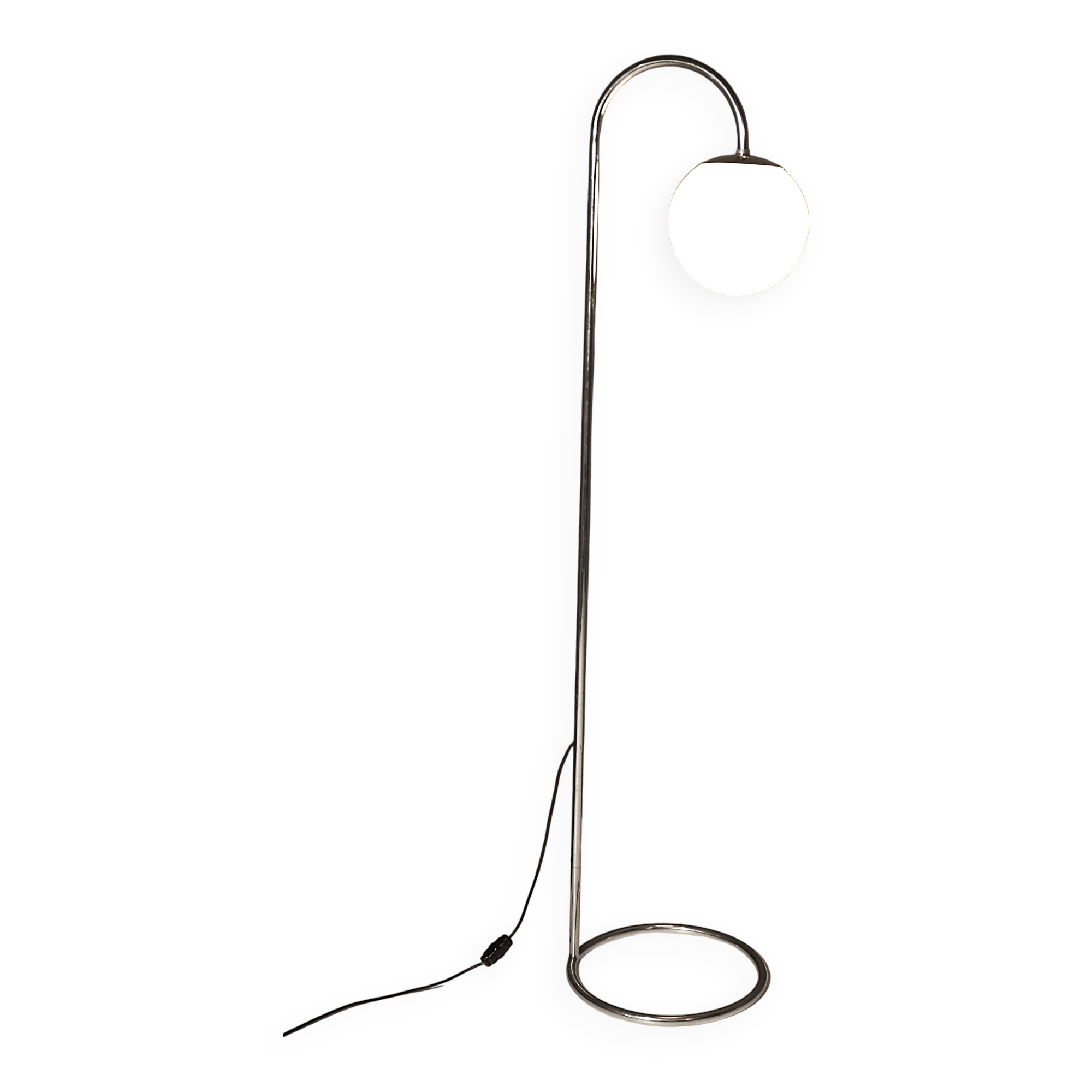 Bauhaus chromed floor lamp, Czechoslovakia, 1930’s