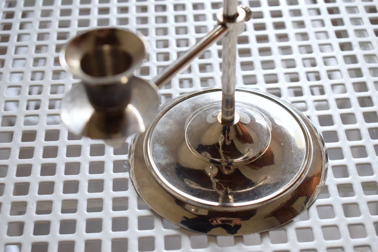 Vintage metal candlestick/candle holder