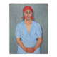 Expressionist portrait of a woman, Belgium 20th century