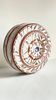 Handcrafted ceramic wall light blue centre