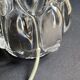 Schneider Glassworks - Important Lamp Foot - Molded Crystal - Conical with Godrons