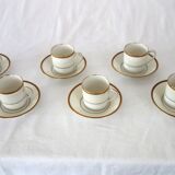 6 Robert Haviland Mocha Cups 1930s