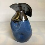 Iridescent modernist vase by Thomas Buxo