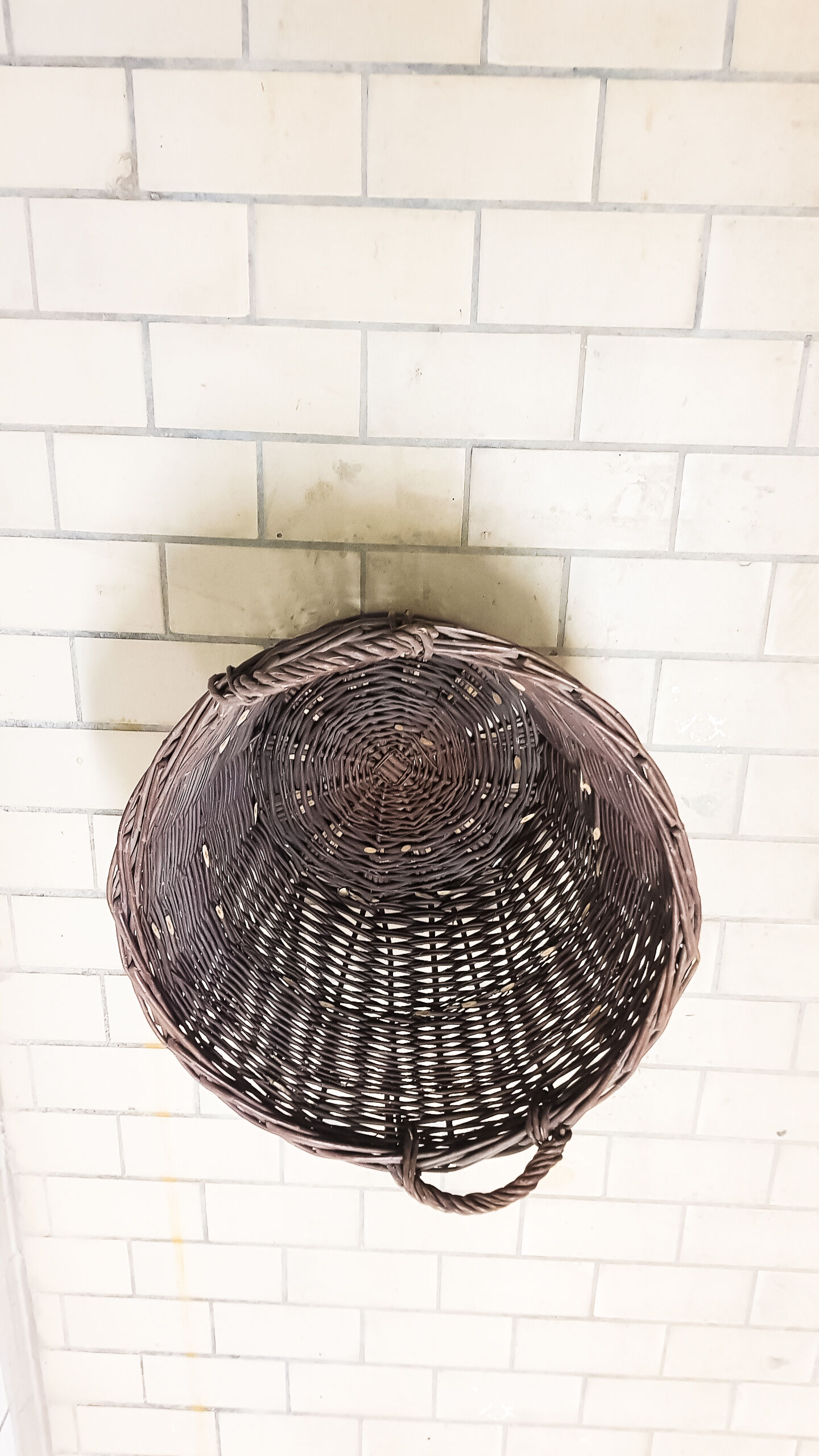 Vintage wicker basket