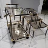 All pull-out tables, serving, table low vintage 1970