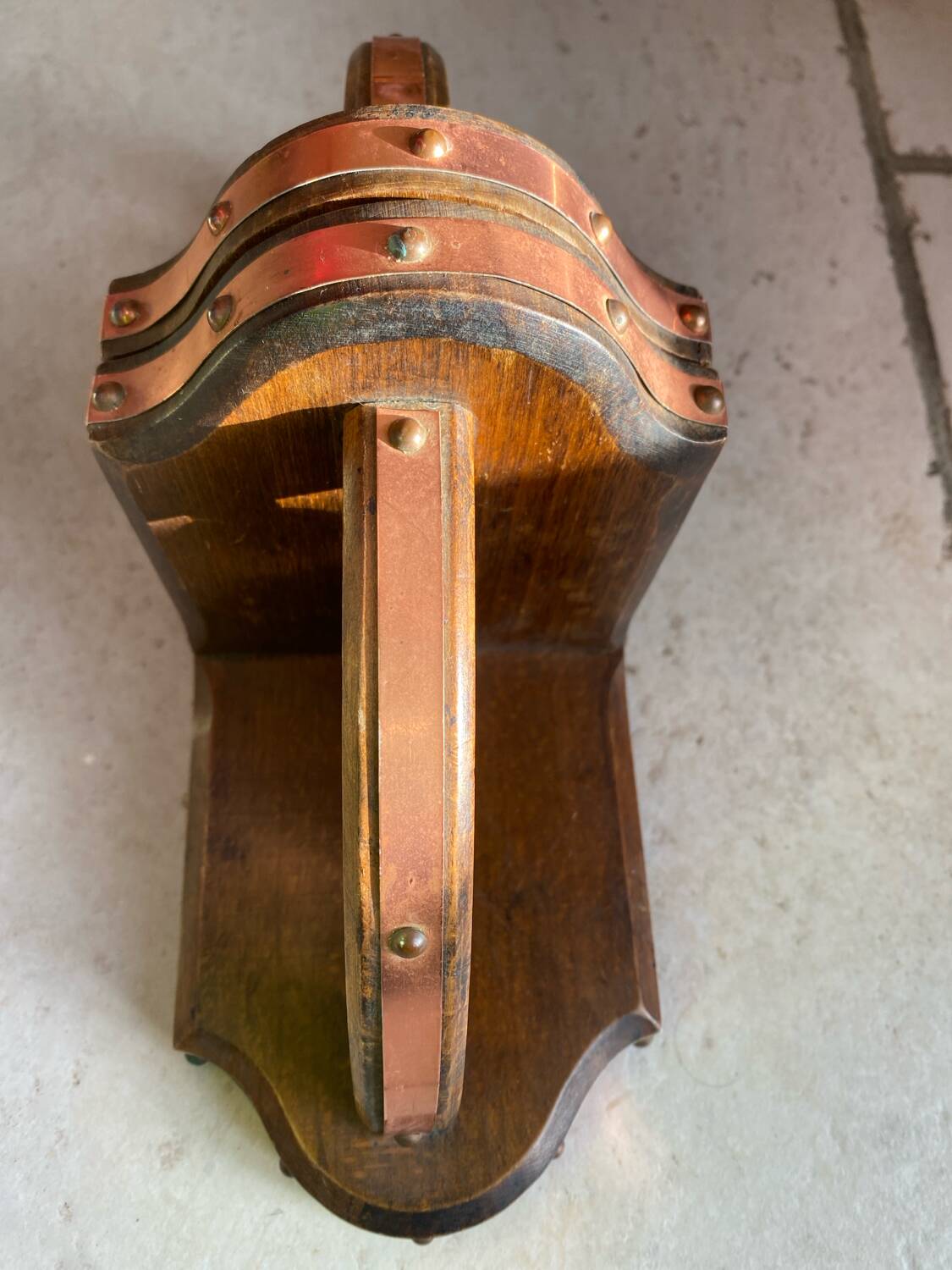 Vintage wooden bookend