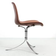 Set of 4 Scandinavian chairs model PK9 original edition K. Christiansen