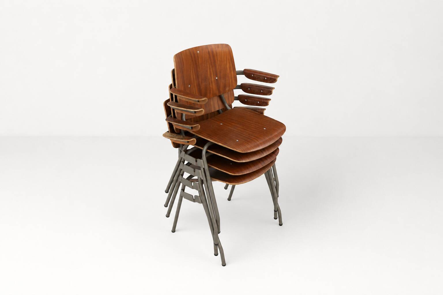 315 Stacking chairs by Kho Liang Le for CAR CATWIJK