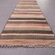 Old Turkish narrow Kilim Runner 217x49 cm shabby chic, vintage kelim