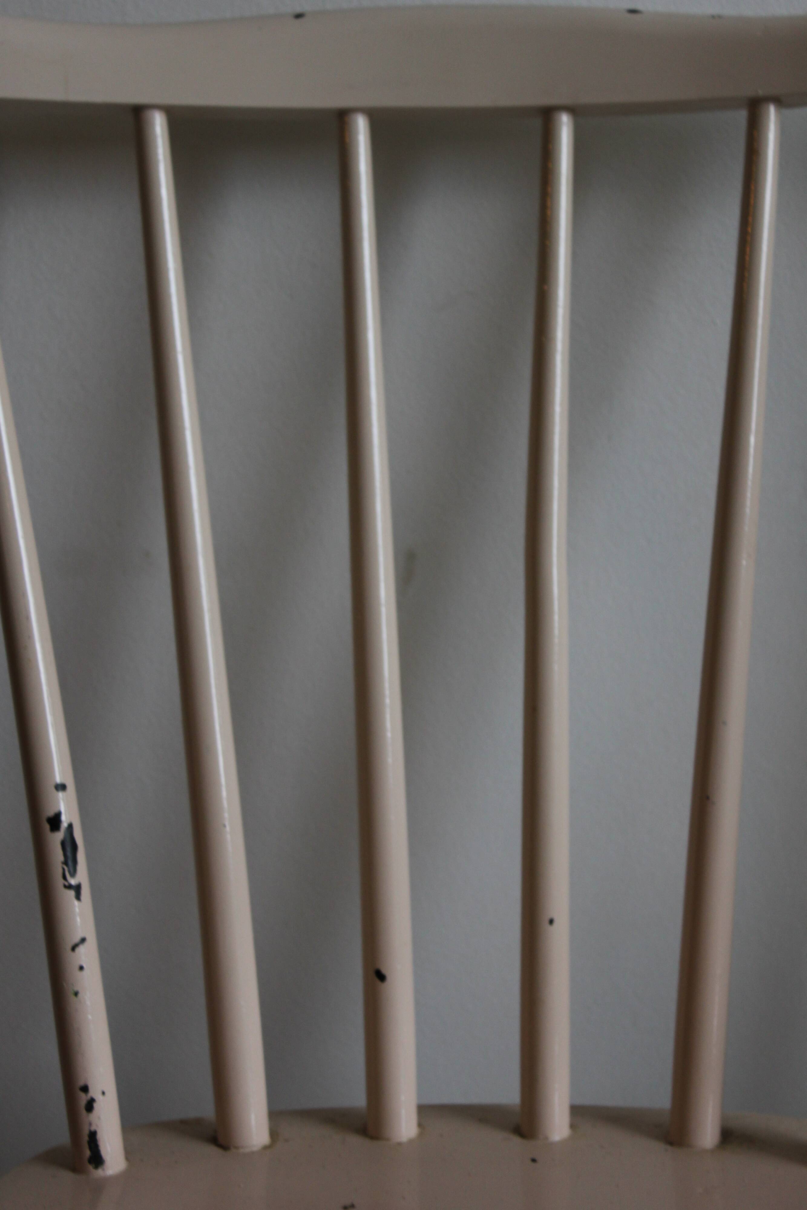 Three spindle back SH41 chairs by Yngve Ekström for Pastoe, 1960s