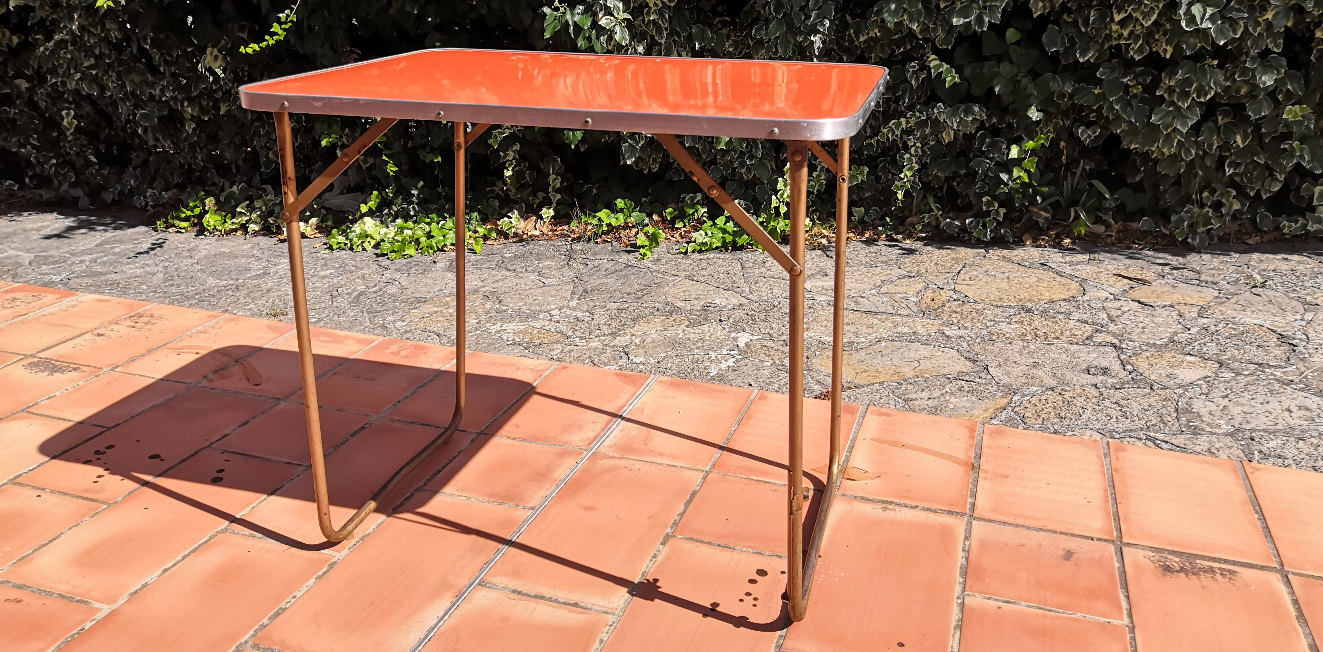 Vintage lafuma camping table 70s