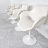 Vintage tulip dining chairs, 1960s