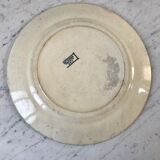 Round dish Terre de Fer A&C model "Rotterdam" late nineteenth