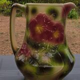 Old St Clement capucines barbotine pitcher n°7529