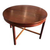 Table ronde extensible scandinave années 1970
