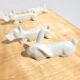 Ceramic animal knife holders