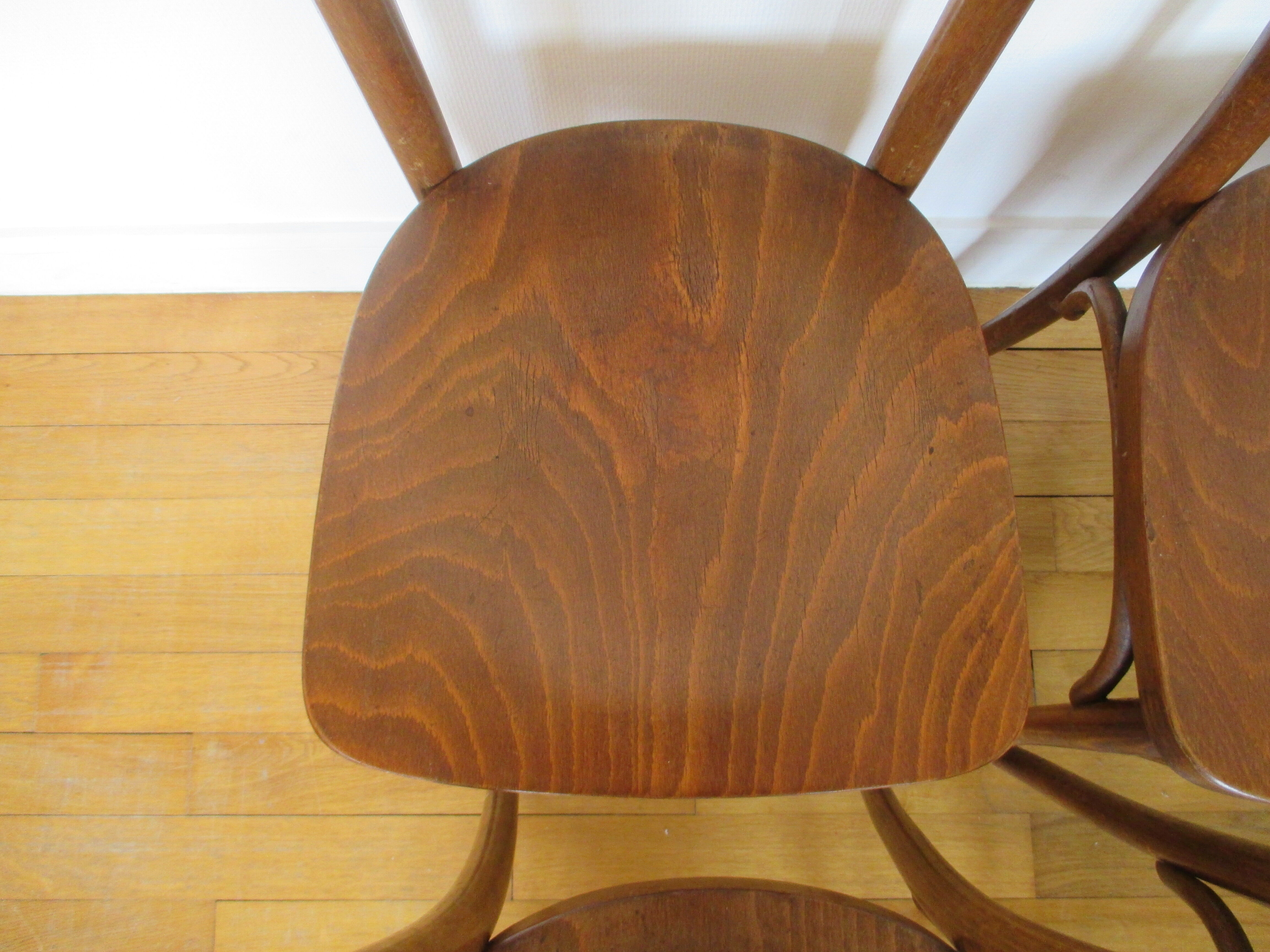 6 chaises bistrot Thonet bois courbé