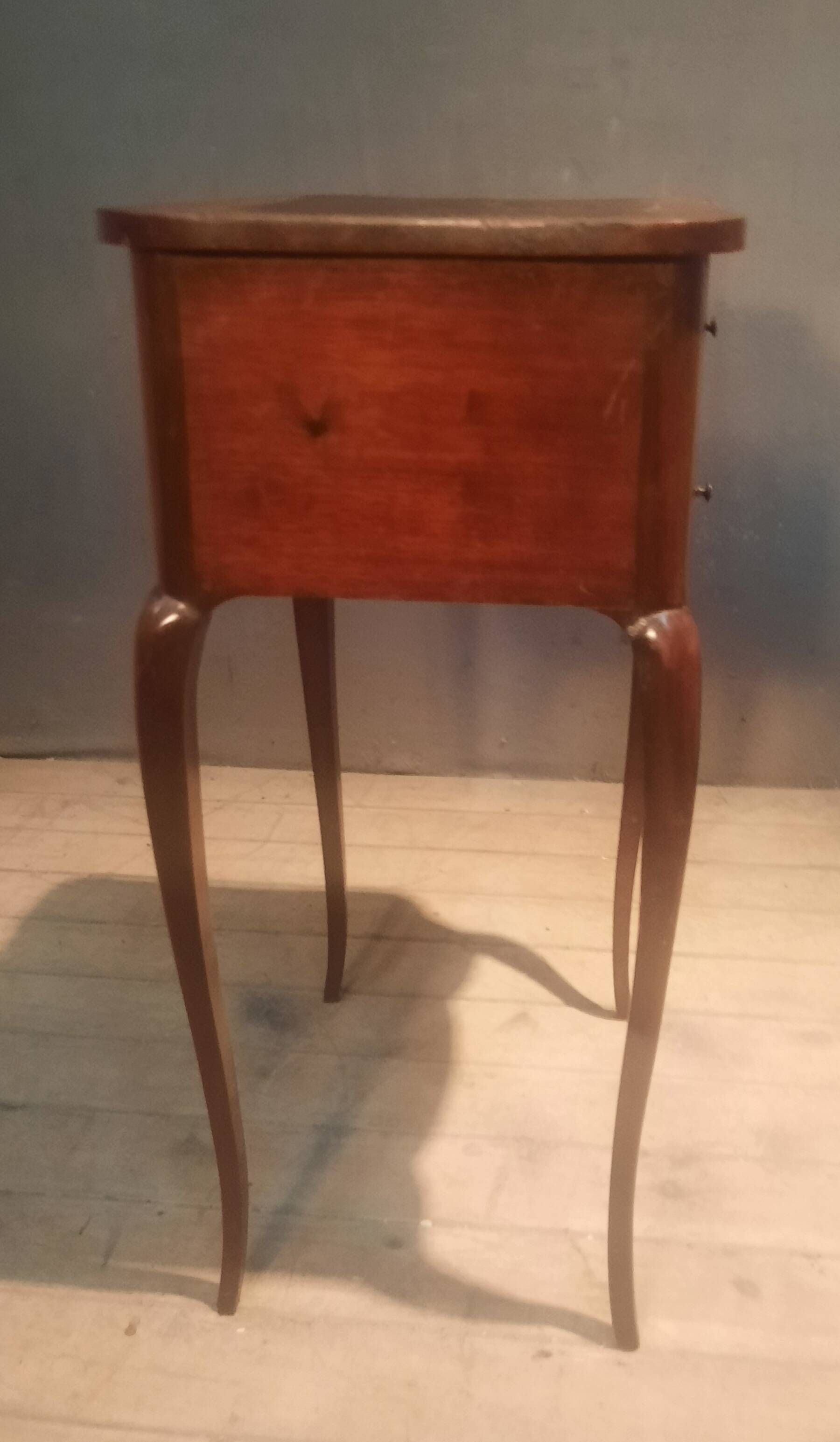 Louis XV style side table with a lectern.