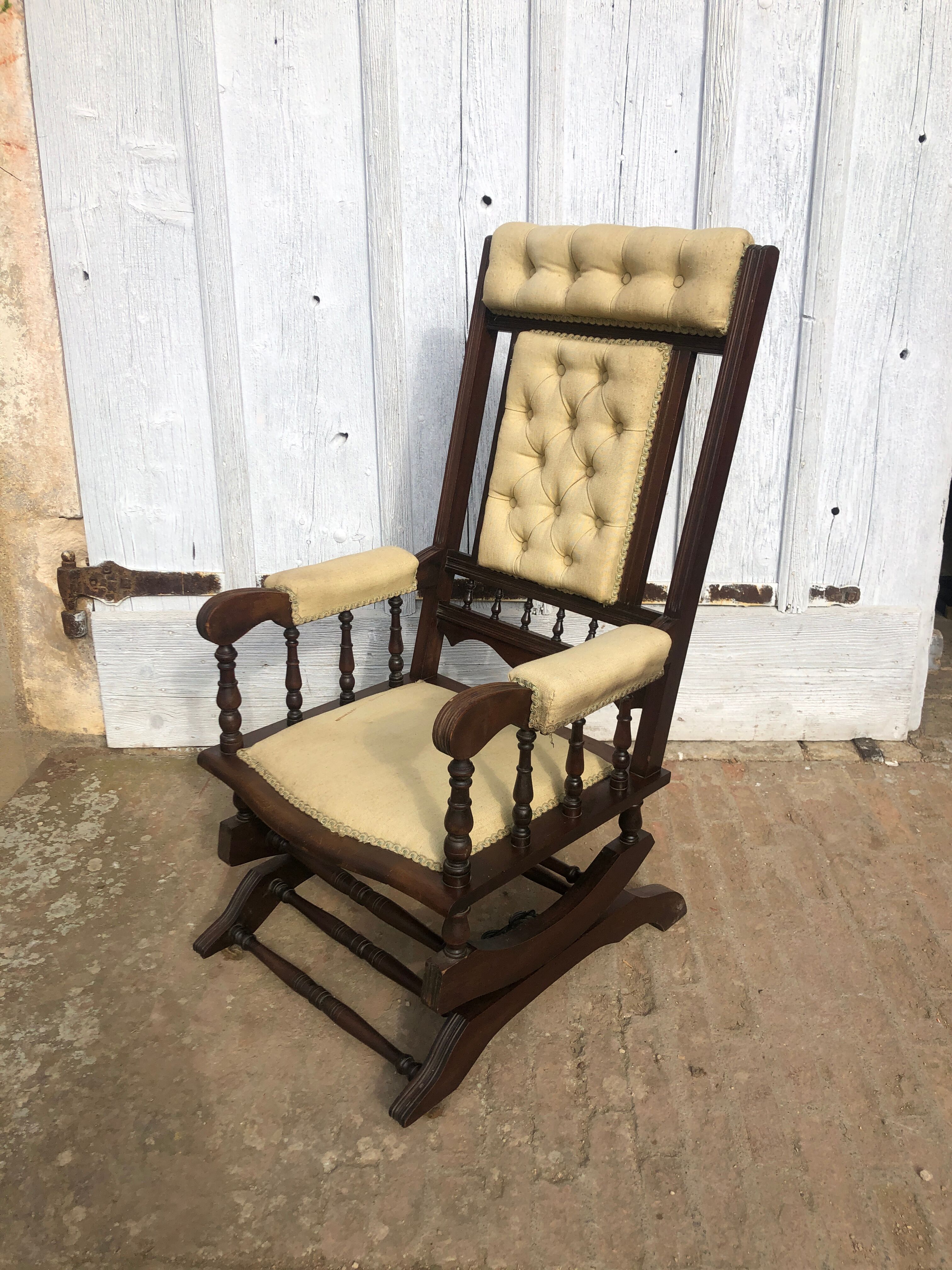 Early Twentieth Century Victorian Rocking Chair
