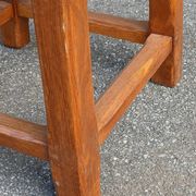 Oak straw stool
