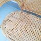 Banquette rotin cannage