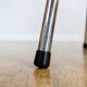 Vintage green and chrome stool
