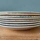 Set of 8 plates Terre de Fer 1900 K.G Lunéville, model "Carnation"
