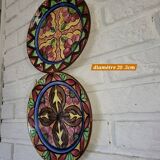 Set de 2 assiettes vintage