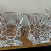 Vintage Bohemian crystal whisky set