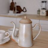 Cafetière en grès émaillé