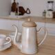 Enameled stoneware coffee pot