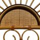 Bamboo and rattan headboard, handcrafted on the Côte d'Azur, 1960