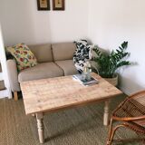 Farm table with cut feet