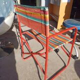 Vintage camping folding chair