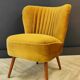 Mid century cocktail chair vintage