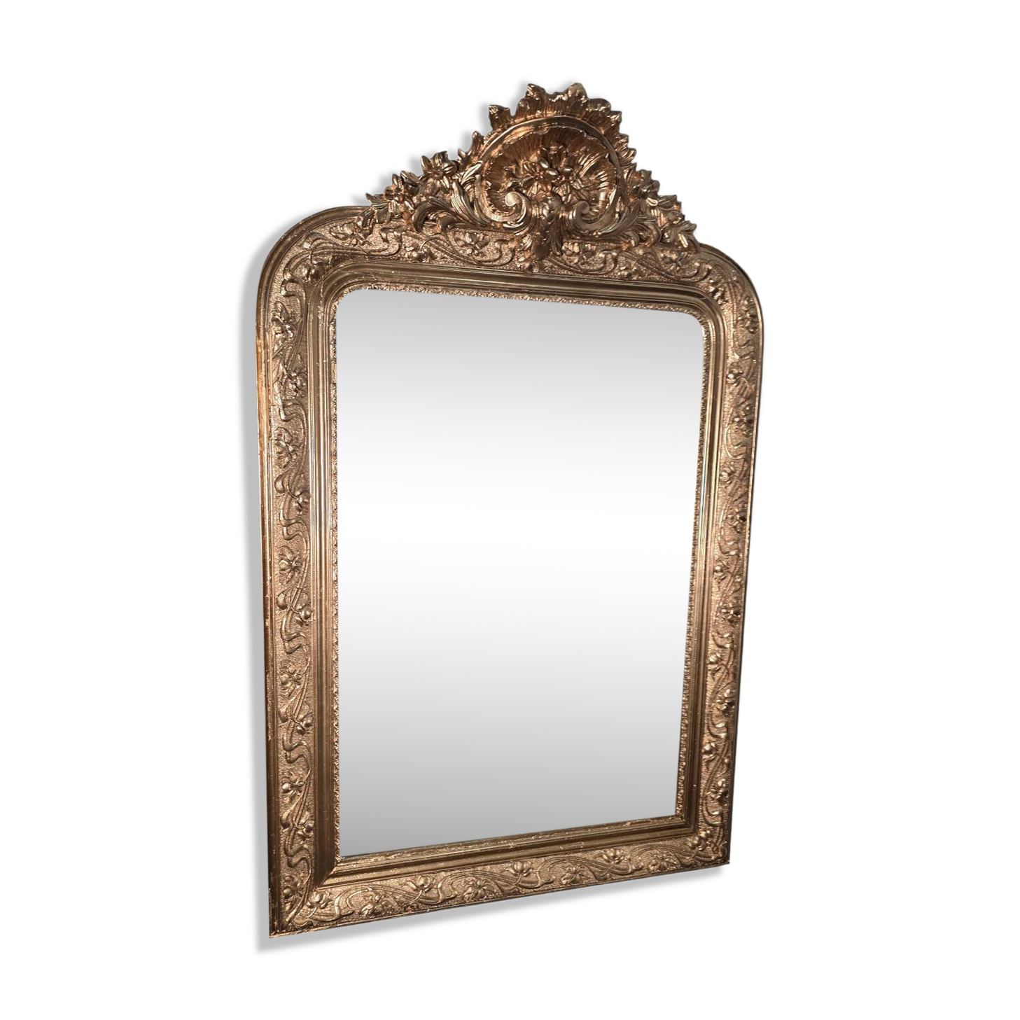 Napoleon III gilded mirror