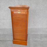Filing cabinet with curtain and art nouveau desk