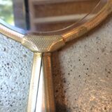 Miroir à main laiton 28cm