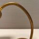 Lampe de table, estimée des années 1950-60. fabriquée en métal, laiton et verre.