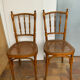Pair of chairs bistrot